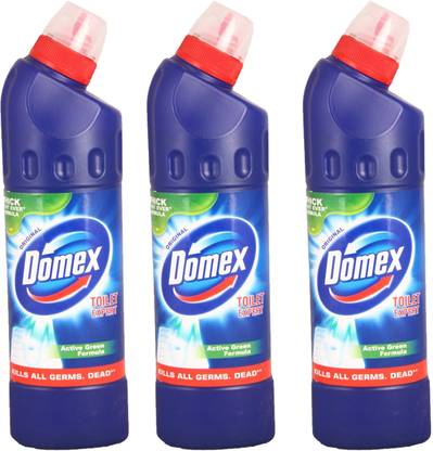 Domex ACTIVE GREEN FORMULA TOILET DISINFECTANT CLEANER 500 ML EACH Original Liquid Toilet ...