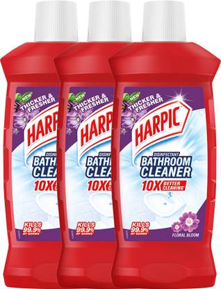 Harpic Disinfectant Bathroom Floral Liquid Toilet Cleaner
