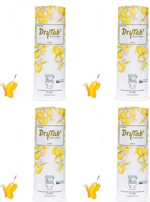 Drytab Refreshing Lime In-Tank Automatic Cleaner Freshener for Toilet | Lime Scent Citrus Block Toilet Cleaner