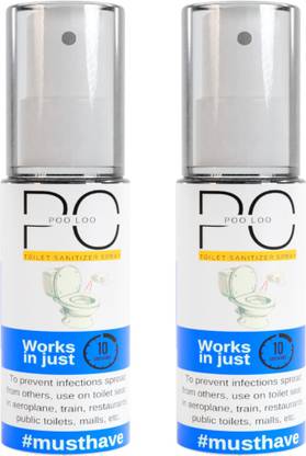 POOLOO Toilet seat sanitizer spray Instant Herbal Liquid Toilet Cleaner