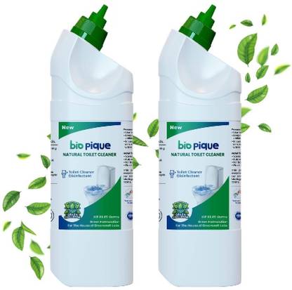 Bio Pique Organic Toilet Cleaner Liquid I Eco Friendly I Acid Free I 500 ML (Pack of 2) Liquid Toilet Cleaner