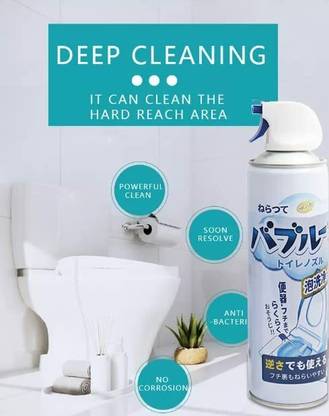 PRAMUKHSWAMI DARSHAN Toilet Cleaner Foaming Cleaner / Fast Active Cleansing & Antimicrobial Action Spray Toilet Cleaner
