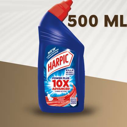 Harpic Disinfectant Toilet Cleaner Liquid, Original - 500 ml | India's # 1i Liquid Toilet Cleaner