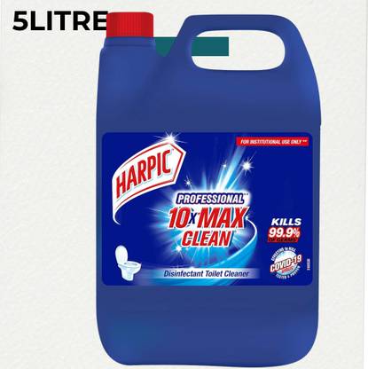 Harpic Disinfectant Toilet Cleaner Kills 99.9% of germ Removes 10x more stainsc* Liquid Toilet Cleaner