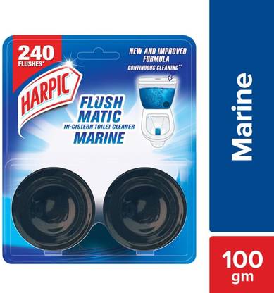Harpic Flushmatic In-Cistern Marine Block Toilet Cleaner