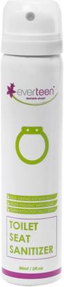 everteen Instant Toilet Seat Sanitizer Spray for Women – 90ml Floral Spray Toilet Cleaner