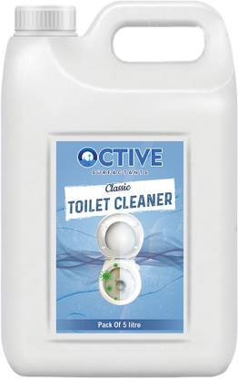 OCTIVE Fresh Advanced Toilet Cleaner With Extra 3X Power Formula |5 Litre Liquid Toilet Cleaner