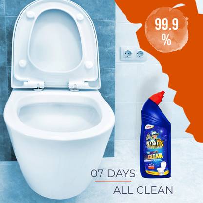 OZONEX Power Toilet Cleaner Power Clean for White Saving Pack Liquid Toilet Cleaner