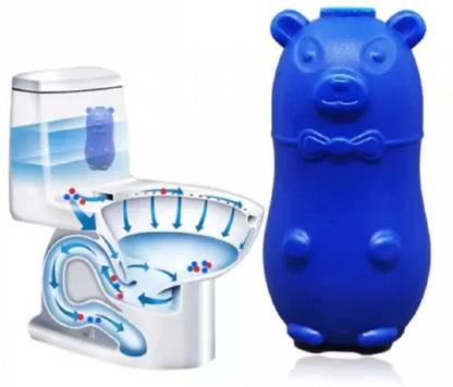 Ultivera creation pack of 1 pic bear cartoon shape toilet gel cleaner Lavender Liquid Toilet Cleaner