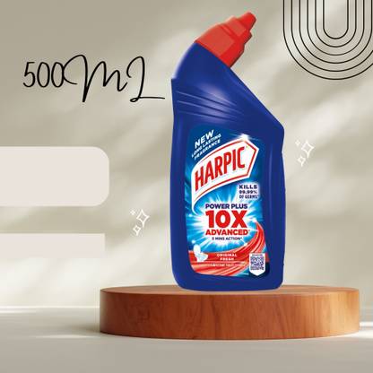 Harpic Disinfectant Toilet Cleaner Liquid, Original - 500 ml | India's # 1f Liquid Toilet Cleaner
