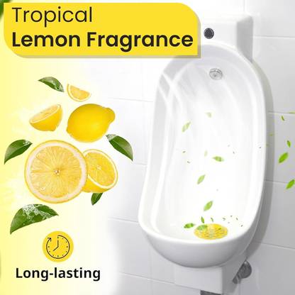 SOLACE HYGIENE Urinal Mat with Fragrance Lemon Mat Toilet Cleaner
