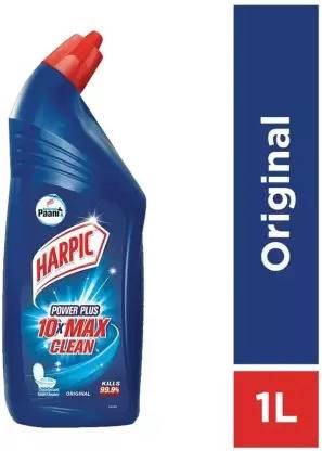 Harpic Blue Toilet Cleaner ^^ 1 kg (Pacl of 1) Original Liquid Toilet Cleaner