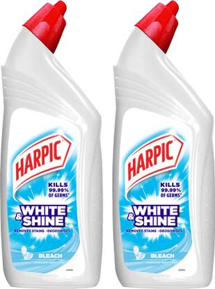 Harpic White and Shine Disinfectant Bleach Liquid Toilet Cleaner