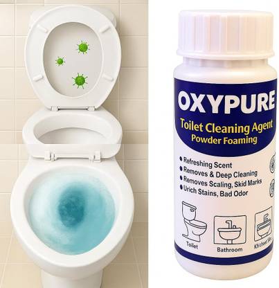 Drakarees Oxypure Powder|Oxygen-Boosted Toilet Cleaning with Advanced Stain-Lifting Ocean Powder Toilet Cleaner