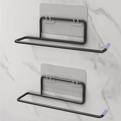kitchwell Self Adhesive Toilet Paper Stand/Tissue roll Hanger for Bathroom (Pack of 2) Iron Toilet Paper Holder