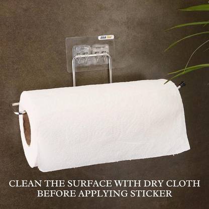 Buyer Choice Stainless Steel Self Adhesive Toilet Paper Holder for for Kitchen Bathroom Stainless Steel Toilet Paper Holder