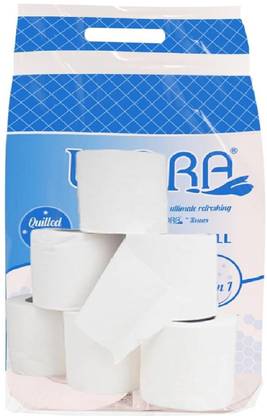 Liora 2 Ply Toilet Tissue Paper Roll 6 in 1, Soft Toilet Paper Rolls Multi-layer Rolls Toilet Paper Roll