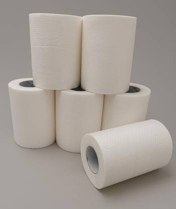 CLEAN SAFE So..Soft -3 Ply Toilet Paper pack of 2 - 140 pulls per roll - Total 280 pulls Toilet Paper Roll