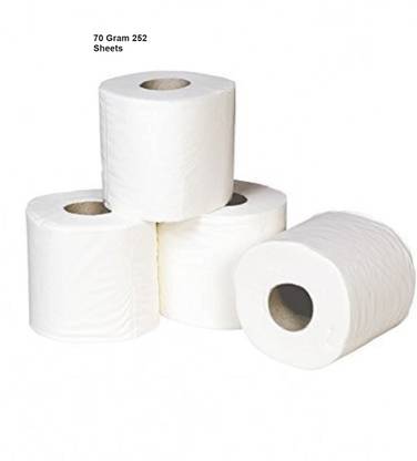 OSSDEN Toilet Tissue Rolls 100% Natural, Soft Tissue Paper,Toilet Paper Roll Pack of 4 Toilet Paper Roll