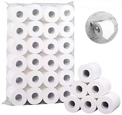 PEARSILK Premium Quality Toilet Tissue Paper Roll Multi Uses 100% Natural Toilet Paper Roll