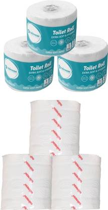 Oxi Fresh Toilet Paper Roll 400 Sheet/Roll 2 Ply Soft & Absorbent | Toilet Tissue Roll Toilet Paper Roll