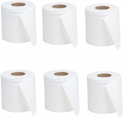 Keen 2 Ply Soft Toilet Tissue Paper Rolls - 100 Sheets (Pack of 6) Toilet Paper Roll