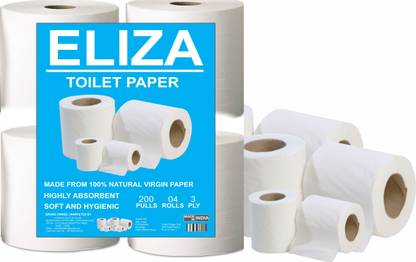 Eliza 4-Pack Toilet Paper Rolls Comfort and Quality for Enhanced Bathroom Essentials Toilet Paper Roll
