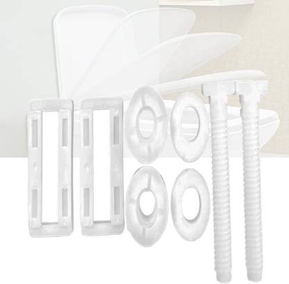 MLD XC-105 Toilet Seat cover Hinge Bolts soft Close Screw Nut bolt Size 48MM X 23MM Custom Fit Toilet Seat Lid Lock