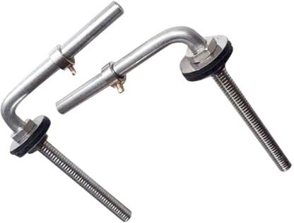 KFRDRTH HIGH QUALITY L Type Toilet Seat Cover Hinge,SS Toilet Seat Cover Screw Hinges Custom Fit Toilet Seat Lid Lock