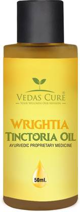 vedas cure Wrightia Tinctoria Oil For Psoriasis, Eczema, charm rog, skin Disorders, 50ML Men & Women