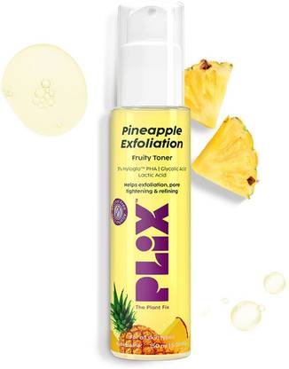 The Plant Fix Plix Pineapple PHA 3% Alcohol Free Face Toner for Pore Tightening & Mild Exfoliation Men & Women