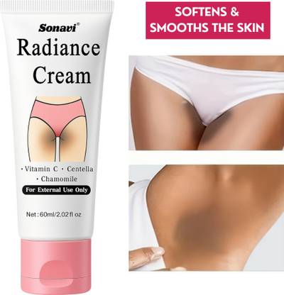 Sonavi Vitamin C Cream for Dark Knees, Underarms, Intimate Area & Elbow Men & Women