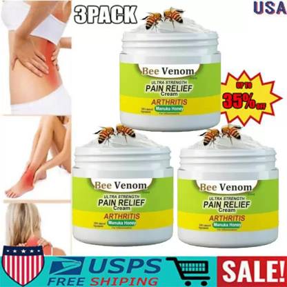 ACTIVEWOW Bee Venom Cooling for Instant Relief from Back Pain, Leg Pain Nerve, Joint(150g)