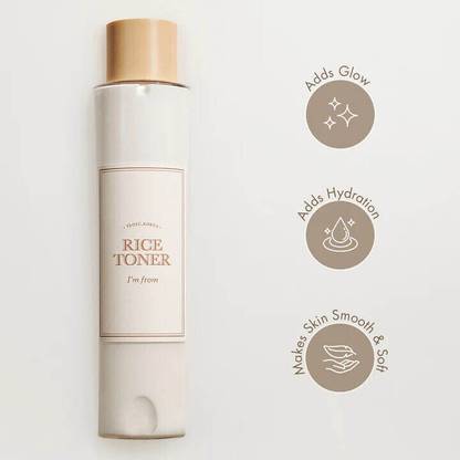 KALKIN Rice Toner Shine Glow Infused Elixir for Hydrated Skin Men & Women - 100 ml Men & Women