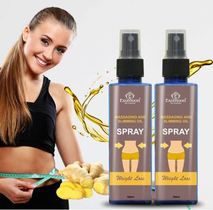 EXOMOON Tummy Fat Burner Hot Ginger Spray Weight Loss Women Slim Ginger fat burn spray