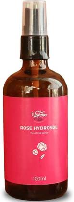 vriksha veda 100% Pure & Natural Rose Hydrosol for Face – Steam Distilled Floral Water Toner Men & Women