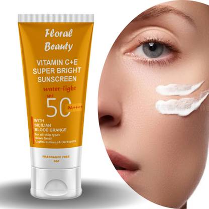 FLORAL BEAUTY Vitamin C Cream For Men & Women Skin lightening cream
