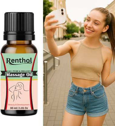 Renthol Breast Massage Oil for Women | Natural Chest Bosom | Herbal Oil for Women