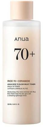 ANUA RICE 70 GLOW MILKY TONER Women