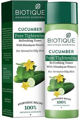 BIOTIQUE CUCUMBER PORE TIGHTENING REFRESHING TONER 120 ML X (COMBO 1) Men & Women