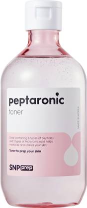 SNP prep Peptaronic Toner- Hydrating Korean Toner with Peptides & Hyaluronic Acid Men & Women