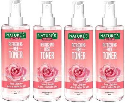 Nature's Essence REFRESHING ROSE TONER 100ML PACK OF 4 Women
