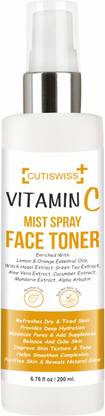 CUTISWISS Vitamin C Face Mist Spray Face Toner For Men Women Men & Women