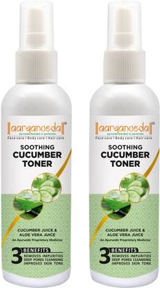 Aaryanveda Cucumber Toner Face Cleanser Improve Skin Tones Hydrates Skin Remove Deed Skin Men & Women