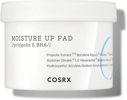 Cosrx One Step Moisture Up Pad- 70 Korean Toner Pads for Moisturising Dry Skin Men & Women