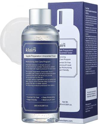 klairs Supple preparation unscented toner 180ml Men & Women