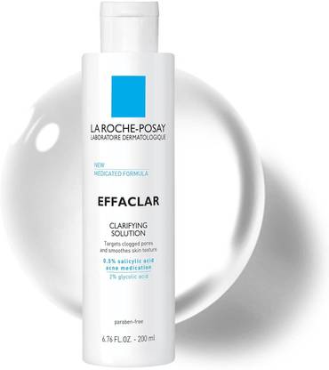 LA ROCHE-POSAY Effaclar Clarifying Solution Acne Toner with Salicylic Acid and Glycolic Acid Women