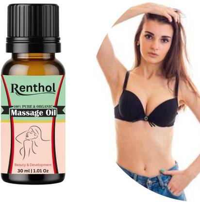 Renthol Breast Massage Oil for Women | Natural Chest Bosom | Herbal Oil for Women