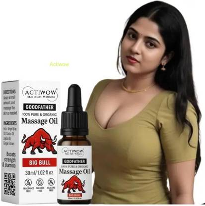 ACTIWOW God-father Massage Oil for Fresh Masculine Scent Men