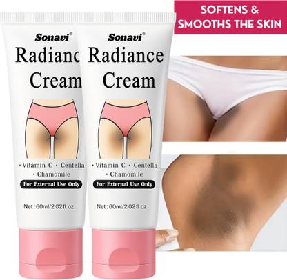 Sonavi Vitamin C Cream for Dark Knees, Underarms, Intimate Area & Elbow Men & Women